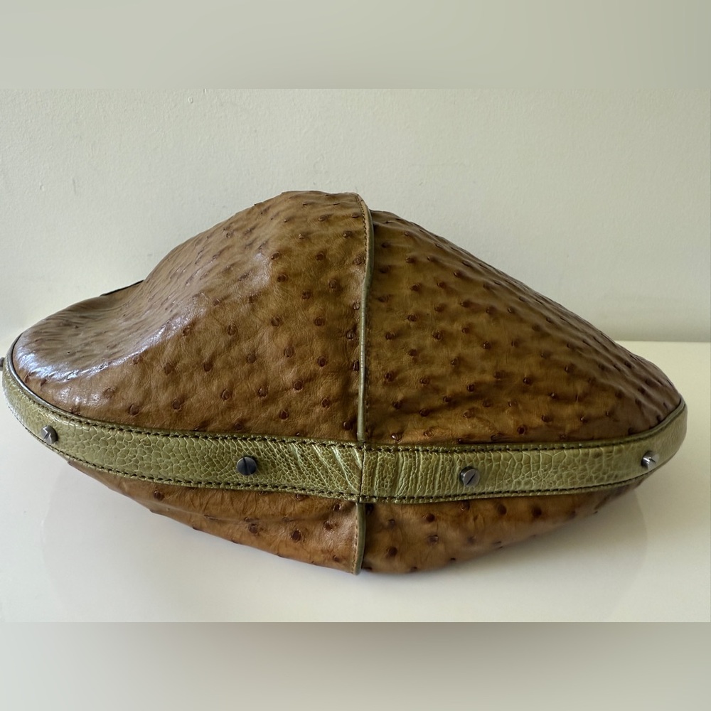 NUTI Genuine Ostrich Shoulder Bag Handbag - Picture 11 of 14